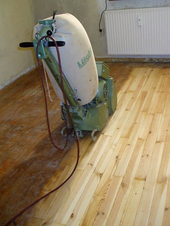 Geöltes Parkett im Wohnzimmer