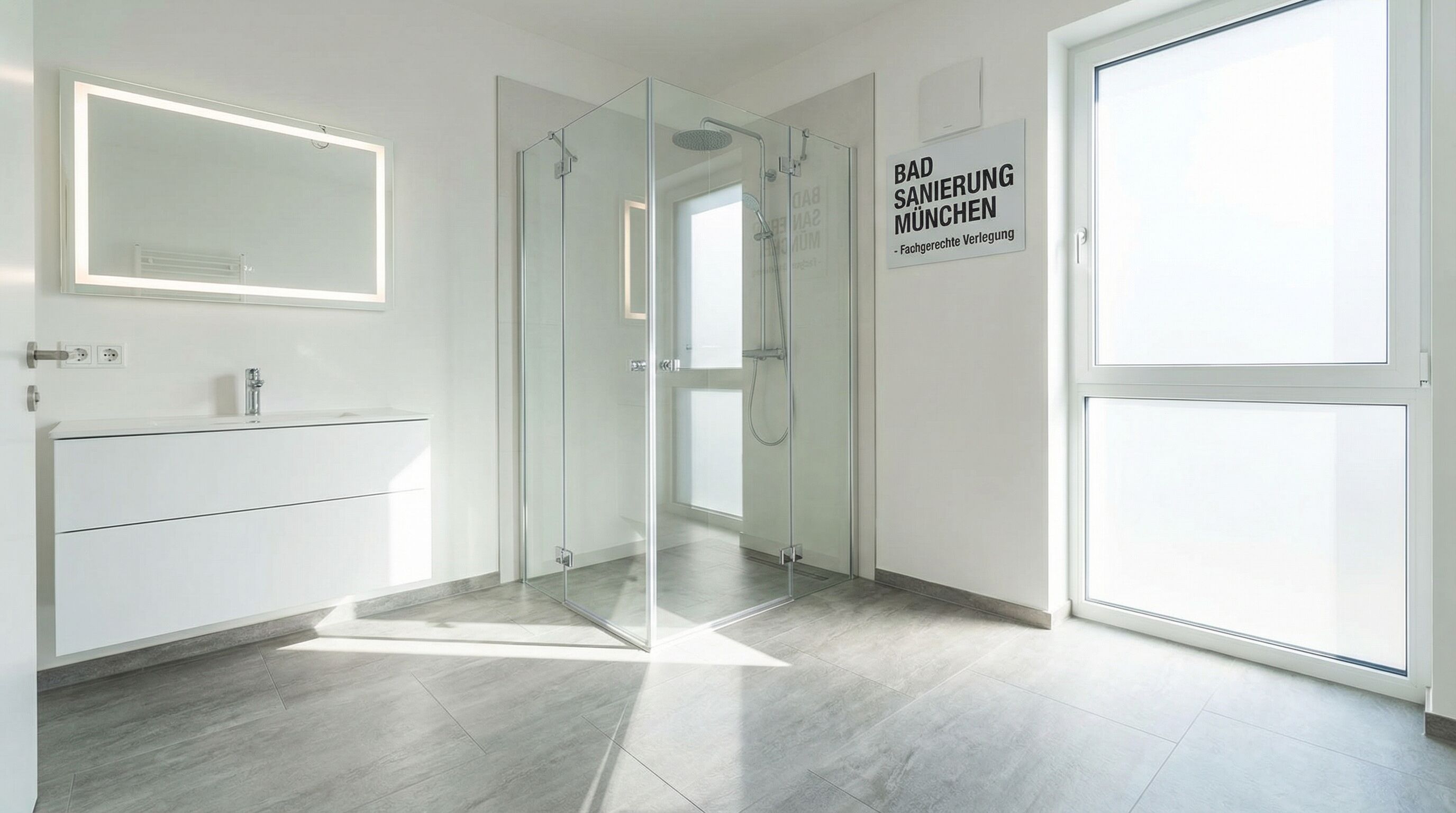 Vinylboden im Badezimmer - wasserfest, München